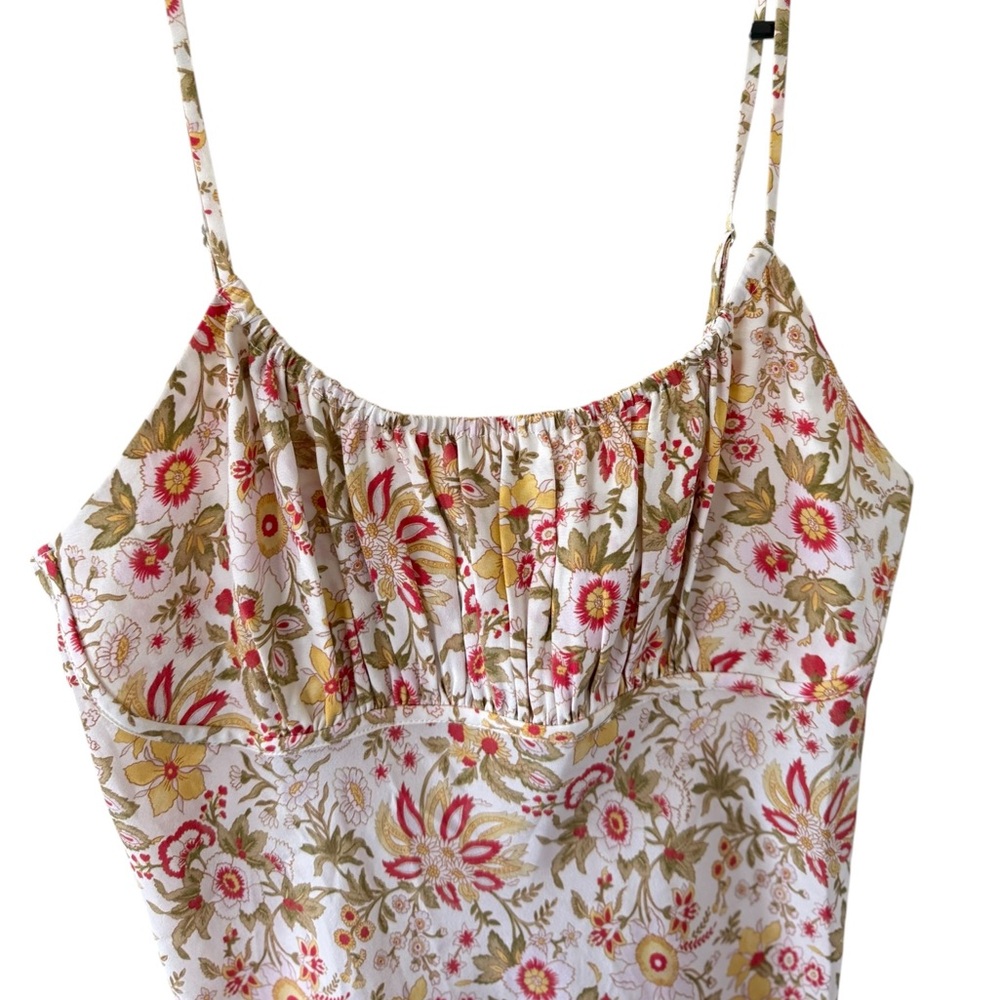 Realisation Par Floral Mini Dress in Pink and Cream - Picture 7 of 11